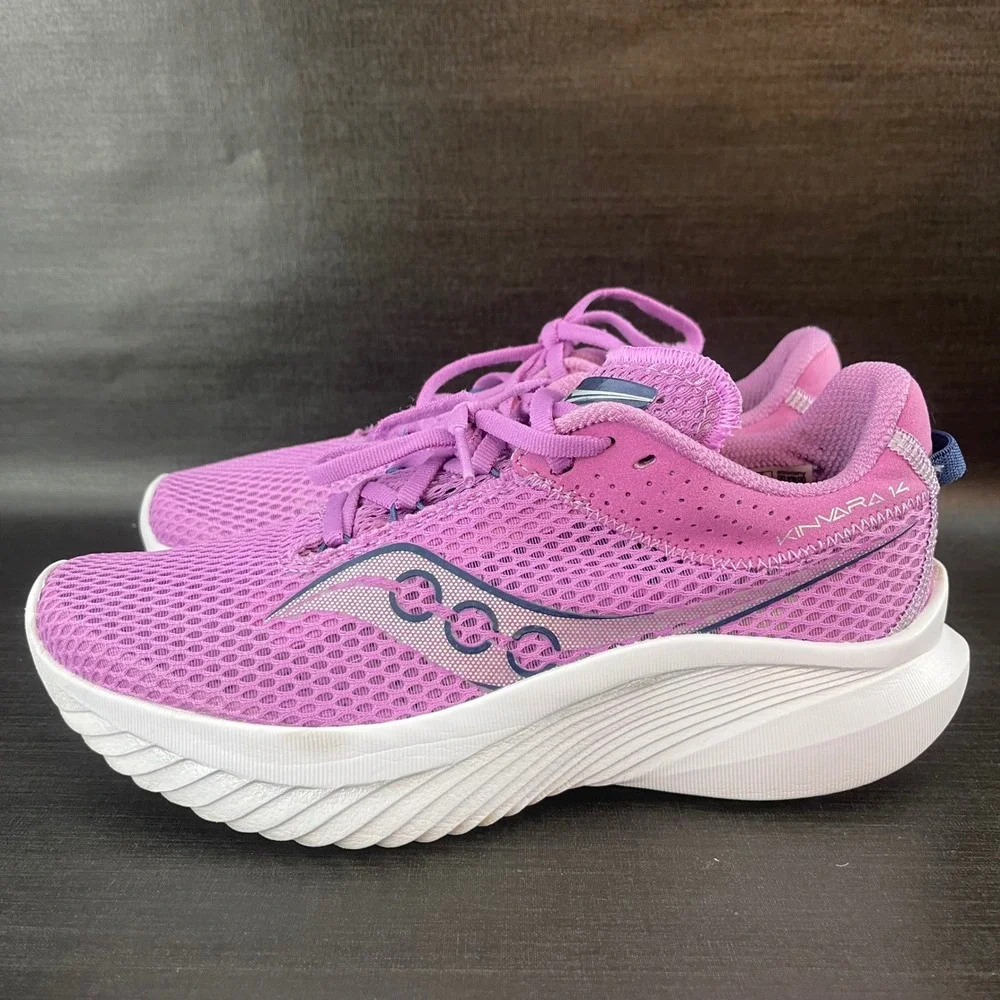Saucony Kinvara 14 Womens Sz 7.5 Running Training Orchid Purple Shoes S10823-36 - Picture 4 of 9